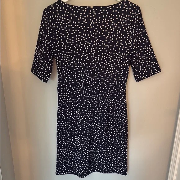 Banana Republic Navy Polka Dot Dress - 2P - Picture 3 of 4